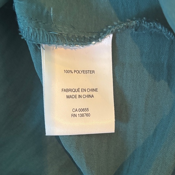 Reitmans Teal Long Sleeve Dress - Picture 5 of 5